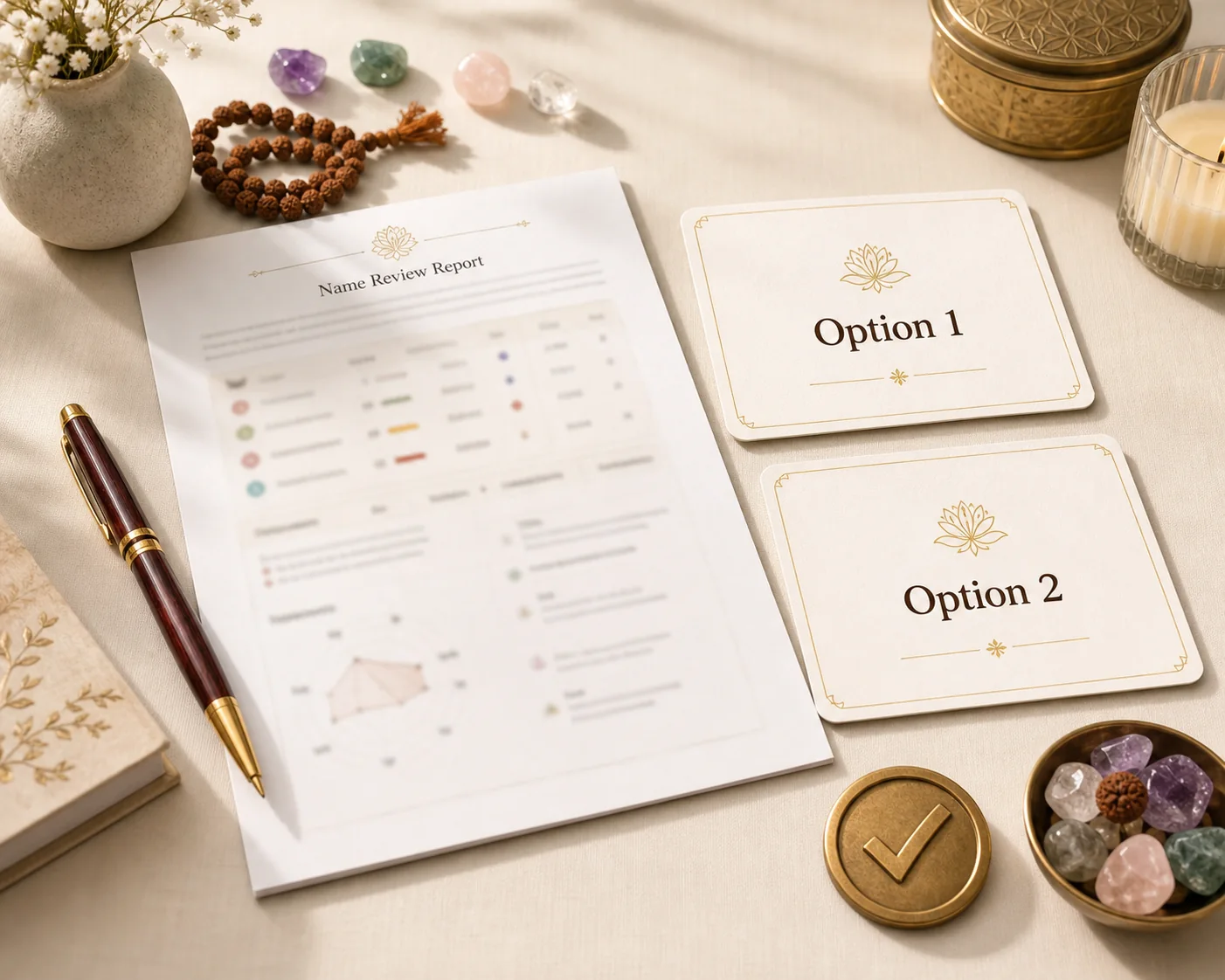 Box2Joy Name Correction report with option cards