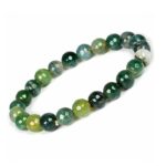 Moss Agate Crystal Bracelet