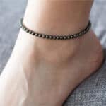 Hematite Anklet