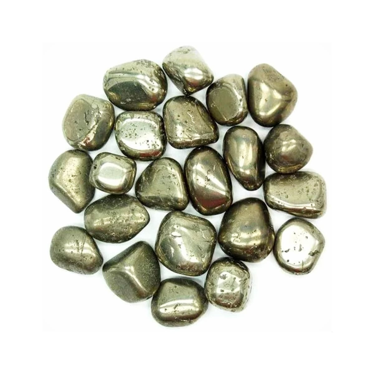 Pyrite Tumbled Crystals