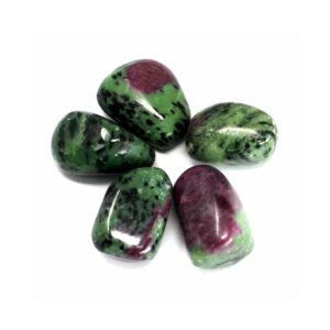 Ruby Zoisite Tumbled Crystals